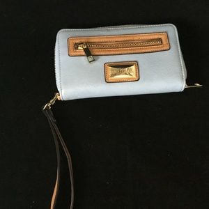 Simply Noelle Women's Blue Wristlet Wallet VEGAN